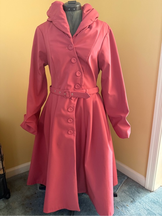 Miss Candyfloss Jackets & Blazers - Medium Miss Candyfloss Loris Waterproof Coat in Raspberry